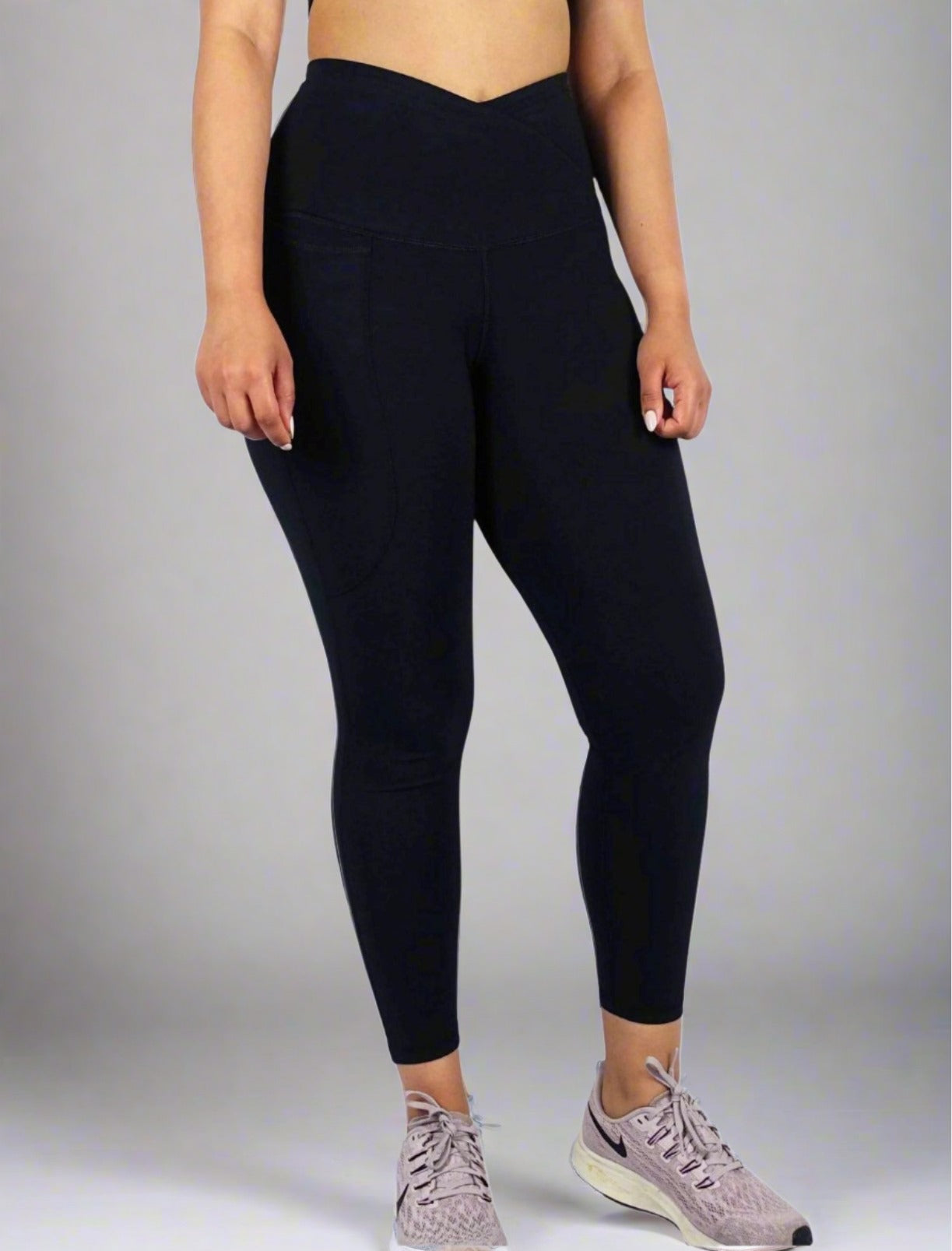 TOG 24 Balby Womens High Waisted Leggings with Pocket in Supersoft Opaque  Stretch Fabric for Athleisure and Loungewear - Breathable Material, Perfect  for Casual Wear, Walking, Camping, Hiking Black : : Fashion