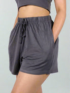 Women's Short Bamboo soft & Silky l Grey